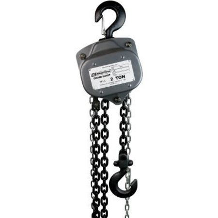 OZ LIFTING PRODUCTS OZ Lifting Industrial Manual Chain Hoist, 1/2 Ton Capacity 15' Lift OZIND005-15CH